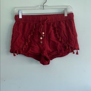 Cute red shorts